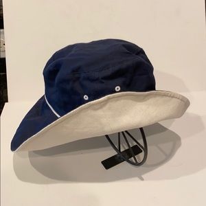 BOAT HAT-NAVY BLUE-WHITE COLLAPSES!!